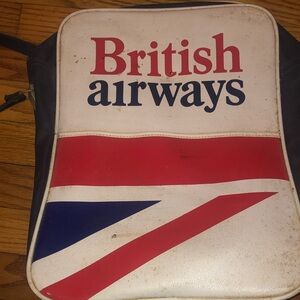 Retro Shoulder Bag - Red, Blue, White